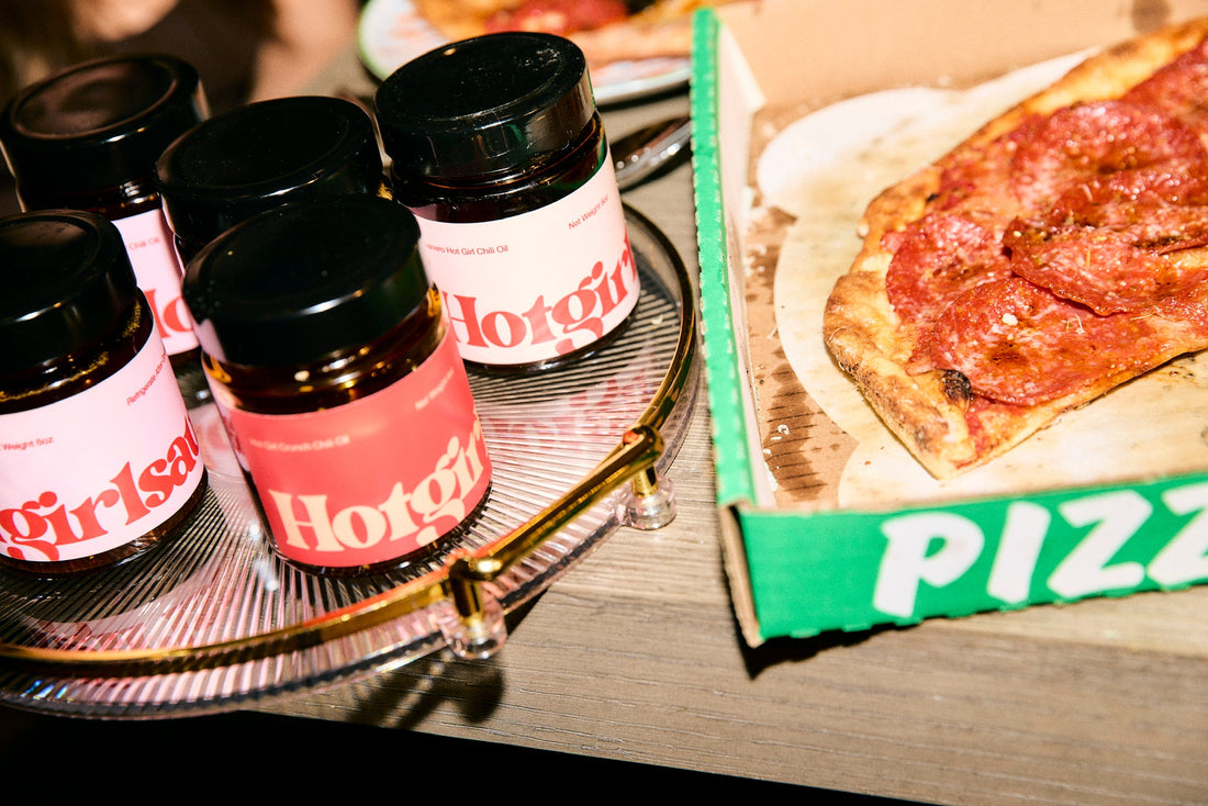 Chili Oil Hot Honey Pizza