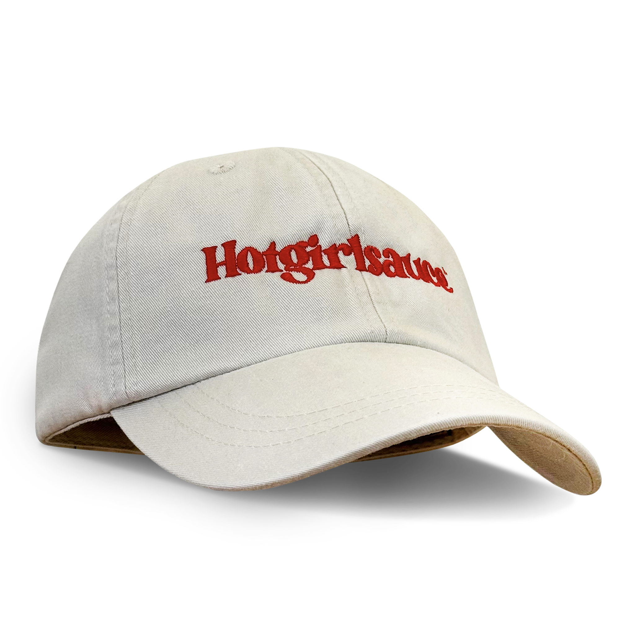 Cream Hotgirlsauce Dad Hat