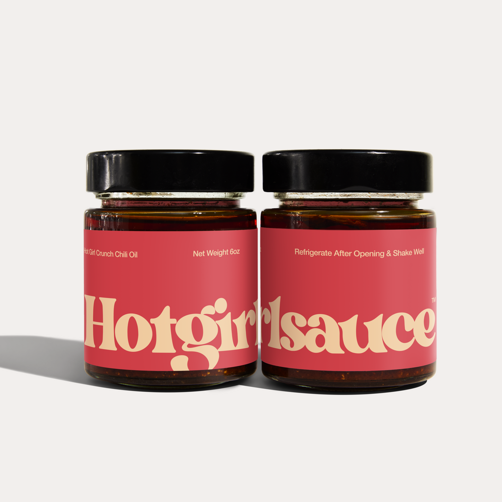 Hotgirlsauce Crunch Chili Oil jar 